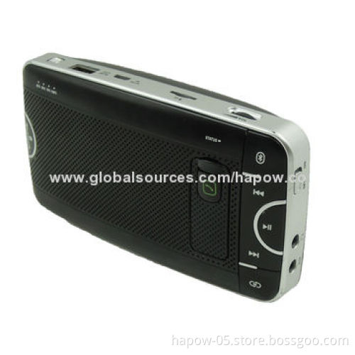 4,000mAh Power Bank with Car Bluetooth Handsfree Kits Earphone/Subwoofer Speaker/Recorder/Flashlight